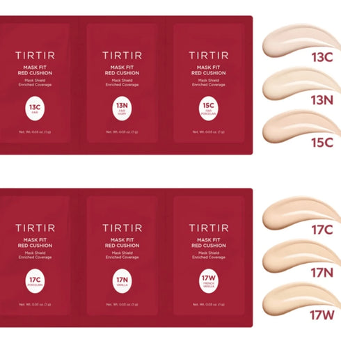 Sample Mask Fit Red Cushion 6 Colors Kit FIT - WowSkin Romania
